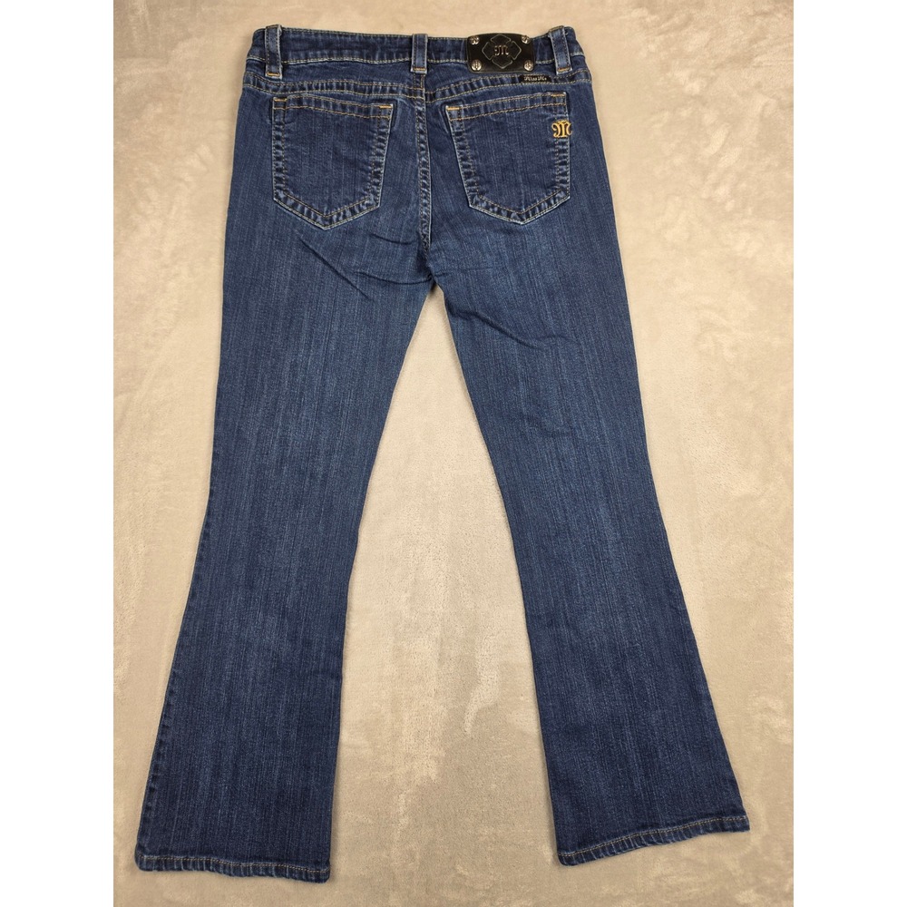 Miss Me Bootcut Jeans Womens 31 Fit 32x31 Blue Mid Rise Stretch Y2KK